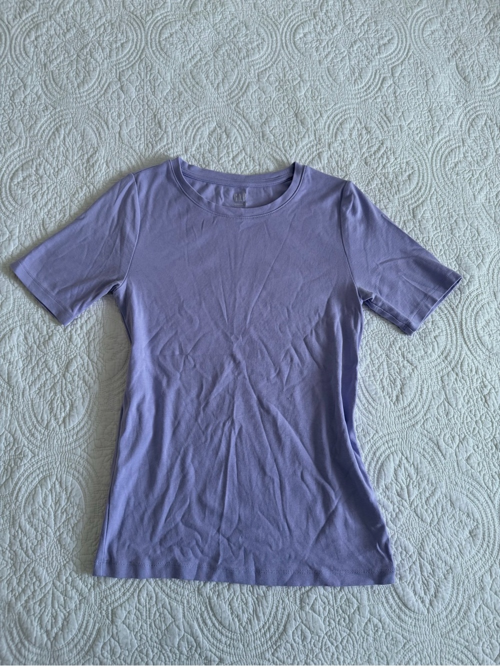 Light purple Lavendar Gap Cotton Blend High Quality Tee Shirt Size M